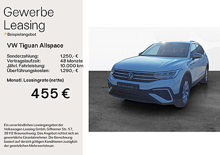 VW Tiguan Allspace Life 2,0 l TSI OPF 4MOTI ON 140 kW (190 PS) 7-Gang-Doppelkupplung sgetriebe DSG