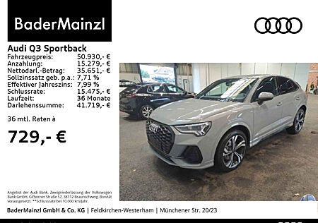 Audi Q3 Sportback 40 TDI quattro S line AHK Sonos