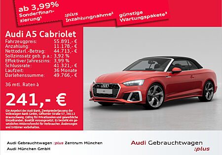 Audi A5 Cabriolet 40 TDI qu. S tronic S line Virtual+/Matrix/Leder/Navi+/Kamera/AHK