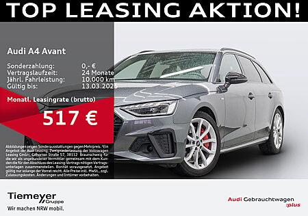 Audi A4 Avant 45 TFSI Q 2x S LINE PANO LM19 HuD AHK