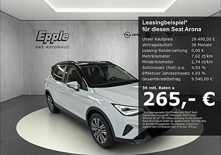 Seat Arona Style Edition AHK-abnehmbar Navi Leder digitales Cockpit LED Sperrdiff.