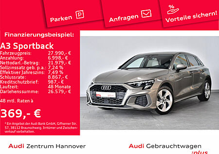 Audi A3 Sportback e-tron S line 40 TFSIe HuD Kamera Leder LED ACC