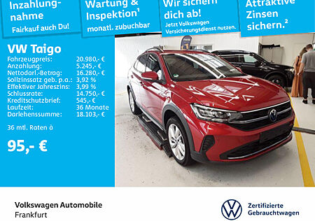 VW Taigo 1.0 TSI MOVE FrontAssist CS13MV