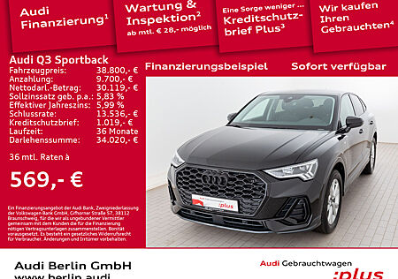 Audi Q3 Sportback Sline 35 TFSI S tr. SITZHZG RFK LED