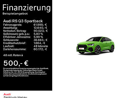 Audi RS Q3 Sportback MATRIX*PANO*RS-AGA*280KM/H*NAVI-PLUS*21ZOLL