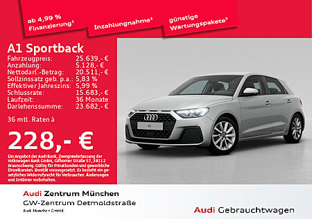 Audi A1 Sportback 25 TFSI S tronic S line Virtual/LED/PDC+/SitzHzg