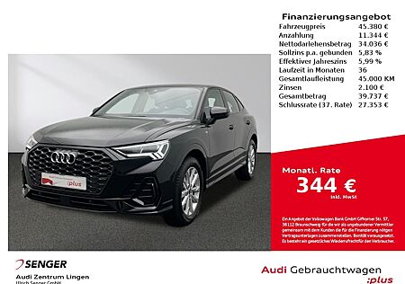 Audi Q3 Sportback S line 35 TFSI MMI LED AHK Sitzhzg.