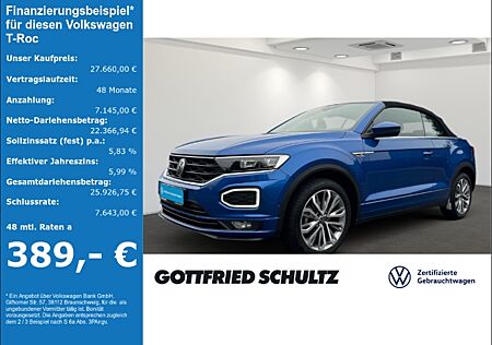 VW T-Roc Cabriolet R-LINE TSI DSG LED NAVI ACC KAMERA SITZHZG