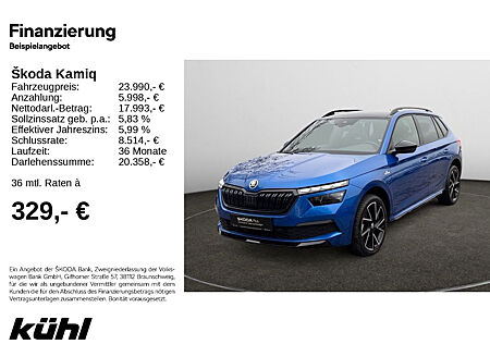 Skoda Kamiq 1.5 TSI Monte Carlo Navi,Kamera