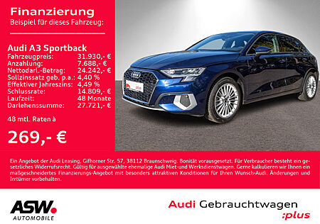 Audi A3 Sportback Advanced 30TFSI LED PDC SHZ VC GRA