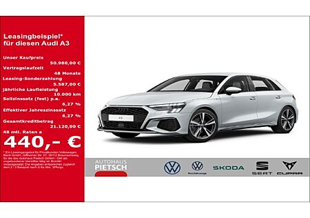 Audi A3 Sportback S line 35 TDI S tronic Matrix RFK ACC