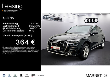 Audi Q5 Advanced 40 TDI quattro*AHK*Stadt/Tour*Navi*virtual cockpit*Einparkhilfe*Temomat*Pano*Allwetterreifen*