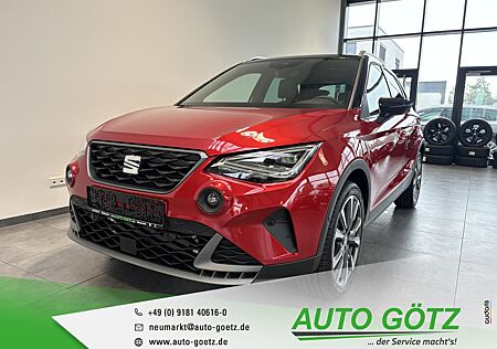 Seat Arona FR DSG 5-Jah Garantie AHK-Vorb.*Navi*DAB*VZE*LED*ACC*SmartLink*DigiCockpit*Kamera*ParkAssist*Kessy*BlindSpot*Freispr.*Sitzheiz*PDC*vo+hi*Alu*LichtAssist*SpurAssist*Connect*Sunset*ZV-Funk*4xEFH*Ladeboden*RÃckbank geteilt*Nebel*Armlehne*Metallic