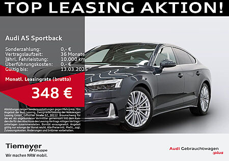 Audi A5 Sportback 40 TFSI Q S LINE MATRIX LM19 NAVI KAMERA