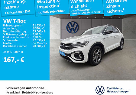 VW T-Roc 2.0 TDI DSG R-Line Navi LED Heckleuchten Sitzheizung Leichtmetallfelgen