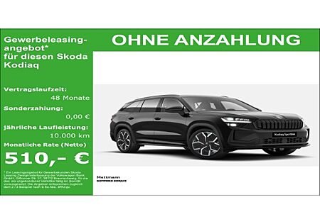 Skoda Kodiaq Sportline IV DSG RFK AHK SHZ KESSY APP MATRIX