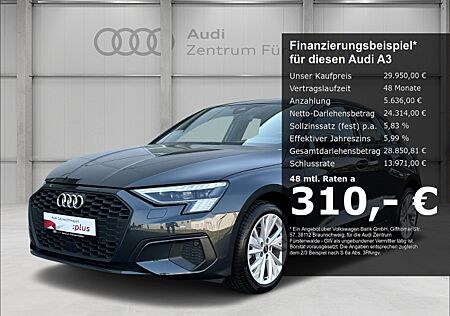 Audi A3 Sportback 30 TDI S-tronic Navi digitales Cockpit LED Blendfreies Fernl. Kurvenlicht