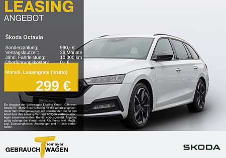 Skoda Octavia Combi 2.0 TSI DSG 4x4 SPORTLINE LM18 NAVI LED SITZH