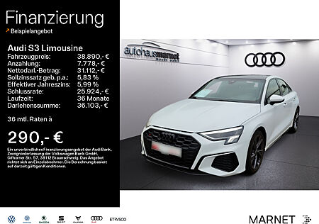 Audi S3 Limousine TFSI*Pano*Optikpaket*Sitzheizung*Navi*Einparkhilfe*Bluetooth*Tempomat*