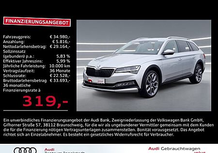 Skoda Superb Combi Scout 2.0 TSI 4x4 STHZG MATRIX AHK