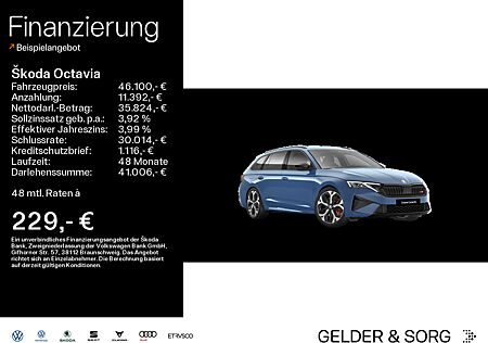 Skoda Octavia Combi RS 2.0 TSI DSG AHK*360°*CANTON*ACC