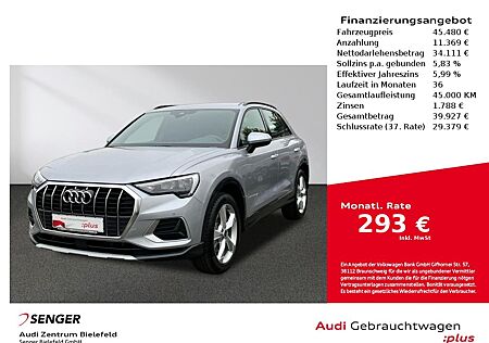 Audi Q3 advanced 40 TDI quattro MMI LED AHK Sitzhzg.