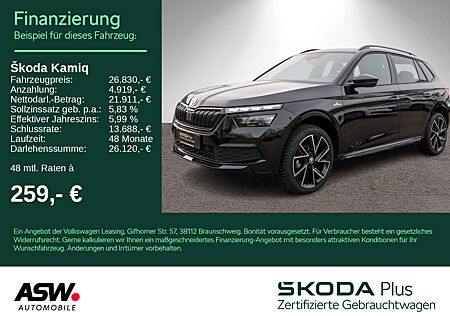 Skoda Kamiq Monte Carlo 1.0 TSI DSG Navi LED Pano RFK