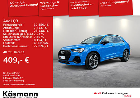 Audi Q3 35TFSI S line AHK NAV KAM LED SHZ KEYLESS