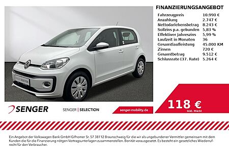 VW Up ! 1.0 Connect Klimaanlage Sitzheizung