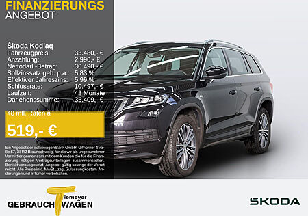 Skoda Kodiaq 2.0 TSI DSG 4x4 L+K LED VIRTUAL LEDER AHK