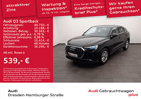 Audi Q3 Sportback 40TDI quattro Navi Standhz.S tronic