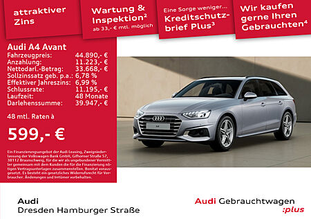 Audi A4 Avant 40 TDI Advanced quattro LED Navi Pano