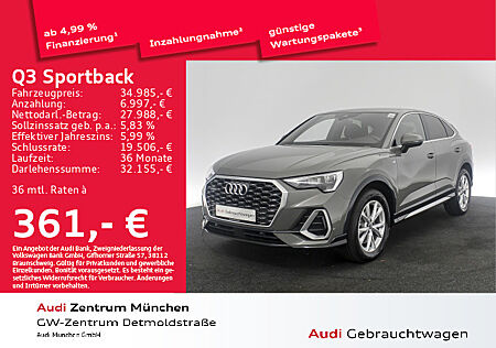 Audi Q3 Sportback 40 TFSI qu. S tronic S line Virtual/Navi+/Privacy