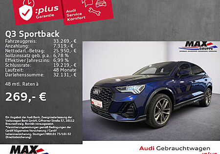 Audi Q3 Sportback 35 TDI S LINE +LED+NAVI+KAMERA+ALU+