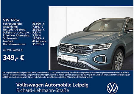 VW T-Roc GOAL 1.5 l TSI 110 kW DSG*AHK*NAVI*LED*RFK