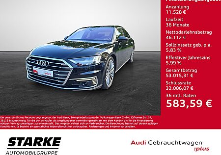 Audi A8 60 TFSI e quattro Assistenzpaket Dynamiklenkung Laserlicht Navi HUD Pano Massage v+h