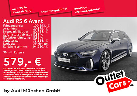 Audi RS6 Avant Dynamik+/Sportabgas/StdHzg/Pano/B&O/AHK/HD-Matrix/HuD/Virtual