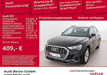 Audi Q3 S line 35 TDI S tr. ALCANT RFK NAVI VIRTUAL