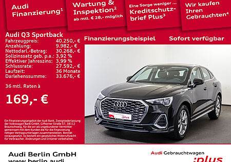 Audi Q3 Sportback S line 35 TFSI S tr. AHK RFK NAVI