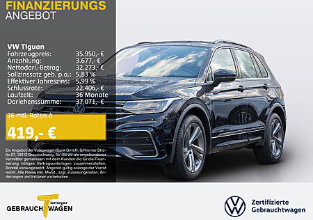 VW Tiguan 1.5 TSI DSG R-LINE LEDER NAVI LM19