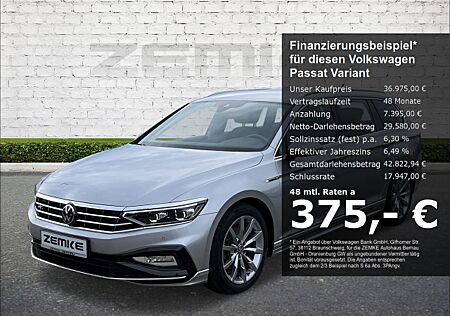 VW Passat Variant Elegance 1.5 TSI DSG R-line Sportpaket Navi Leder digitales Cockpit Massage