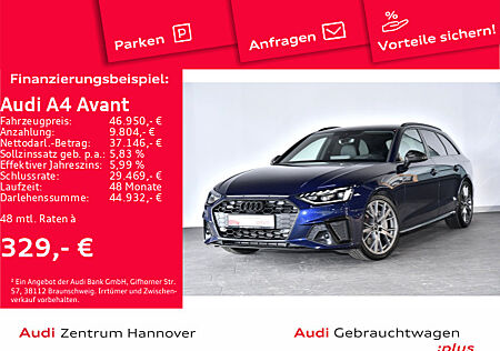 Audi A4 Avant S line Comp. 45 TFSI quattro HuD Matrix B&O virtual Leder