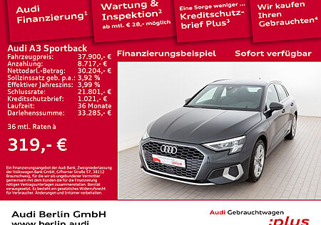 Audi A3 Sportback Advanced 35 TDI S tr. AHK PDC HUD