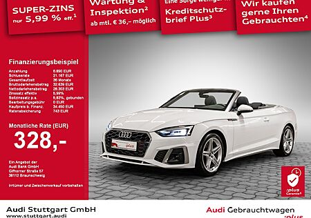 Audi A5 Cabriolet 35 TFSI S line LED Keyless SHZ PDC+