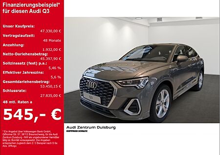 Audi Q3 Sportback S line 35 TFSI Navi Leder digitales Soundsystem LED El. Heckklappe sofort verfügbar!