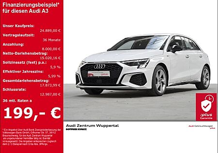 Audi A3 Sportback 35 TFSI S-LINE DAB LED SHZ PDC GARANTIE BLUETOOTH NAVI