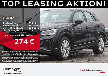 Audi Q2 30 TFSI S LINE LEDER AHK KAMERA ASSIST