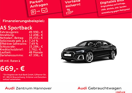 Audi A5 Sportback S line 40 TDI Matrix AHK Kamera virtual