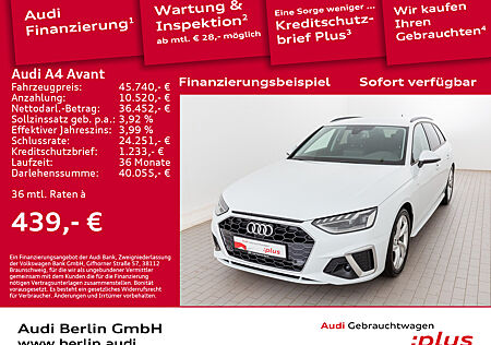 Audi A4 Avant S line 35 TFSI S tr. NAVI 360°K LED