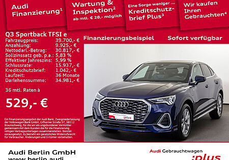 Audi Q3 Sportback TFSI e S line S tr. ALCANT 360° PANO